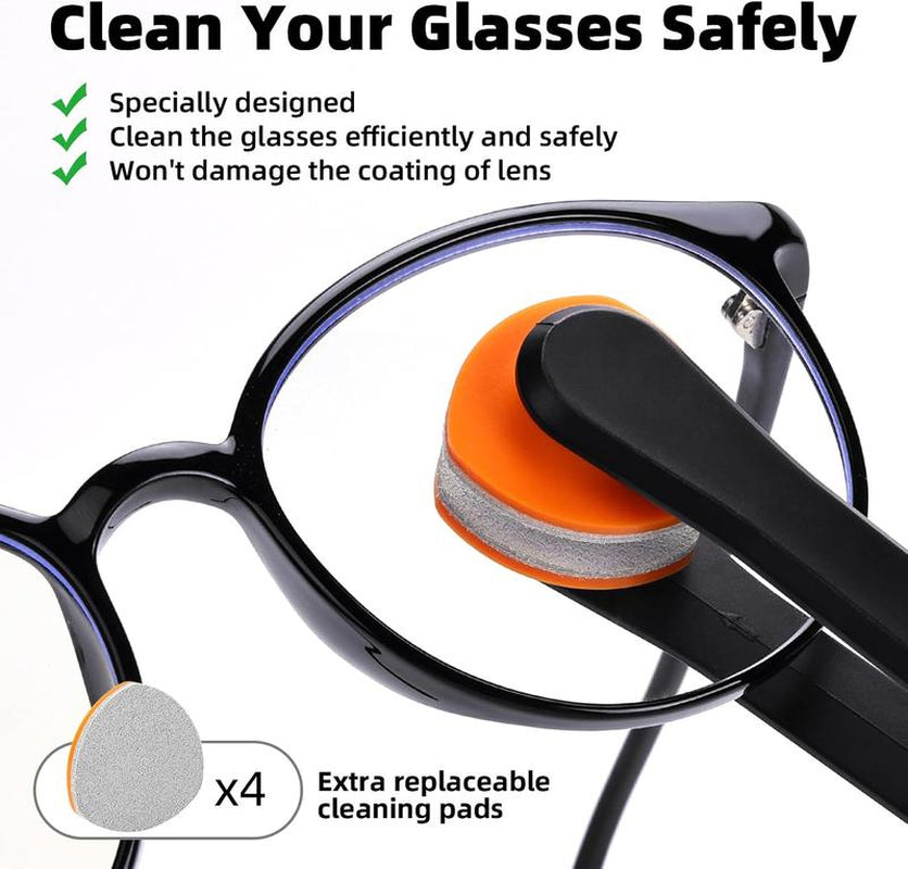 Glasses Cleaning Kit, Glasses Cleaner anti Fog Wipes for Glasses Lens Cleaner Spray with Microfiber Cloth