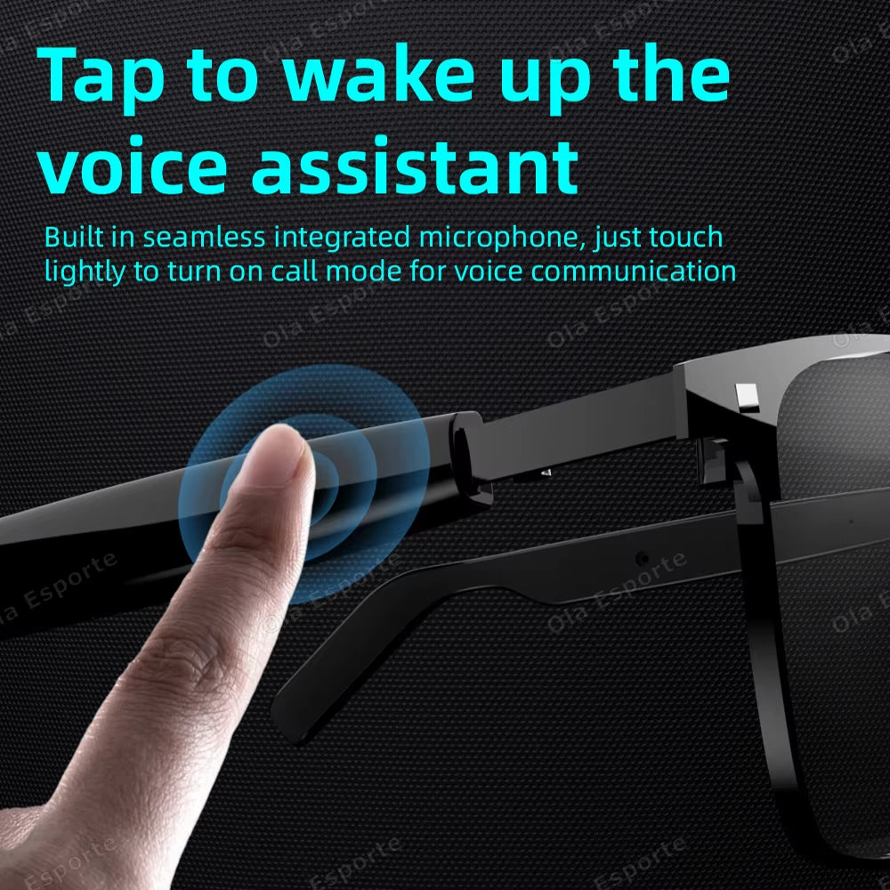 New 2025 Smart Glasses 2 In1 Magnetic UV Protection Portable Music Polarized Glasses Interchangeable Lenses Women Men Sunglasses