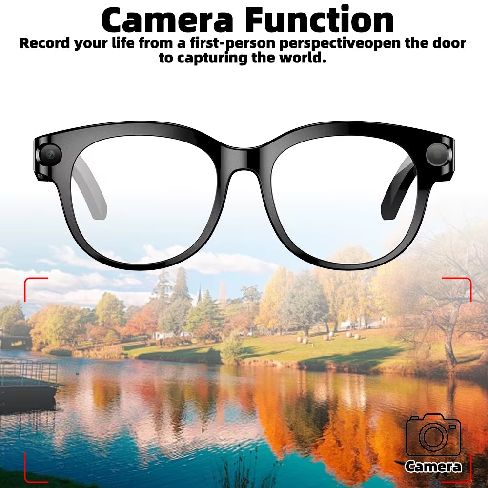 Smart AI Glasses Chatgpt Real-Time Translation Voice Assistant AI Image Recognition Wi-Fi Transmission Unisex Glasses